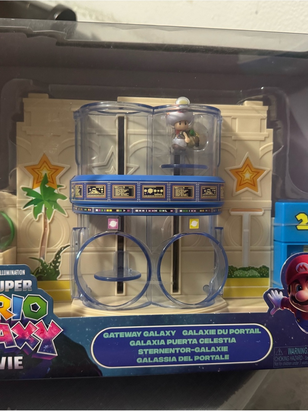 Nintendo Super Mario Galaxy Gateway Playset - Blue, White, Yellow